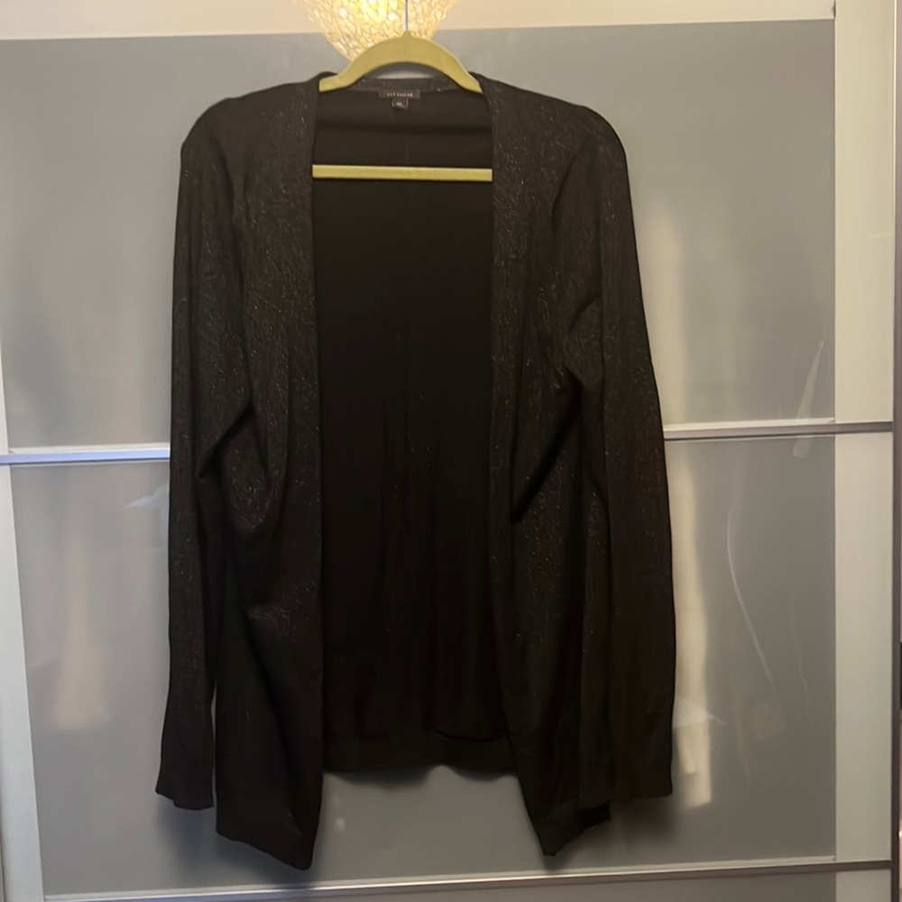 Ann Taylor Size xl long sleeve cardigan in black